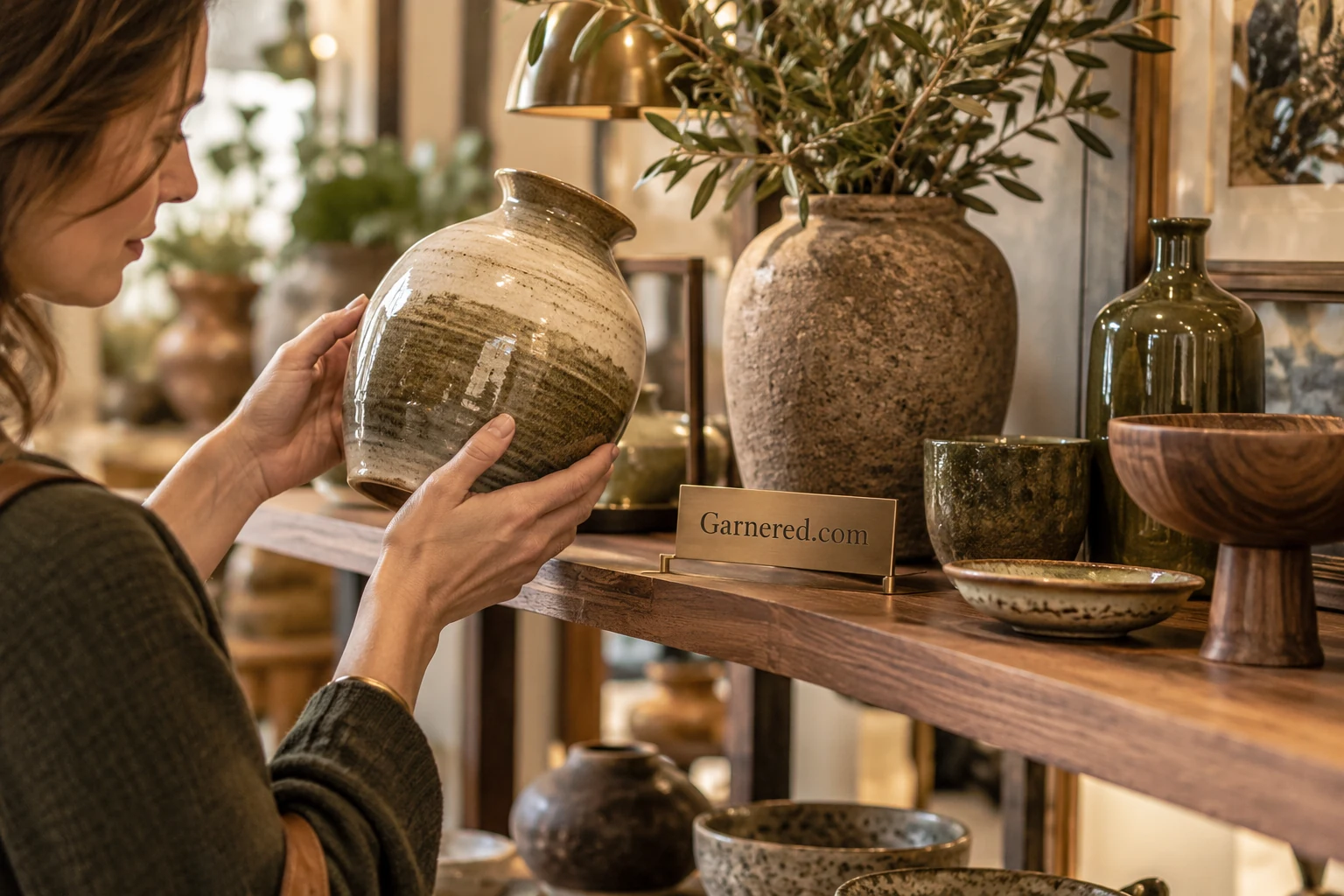 A thoughtful collection of useful objects in a warm showroom